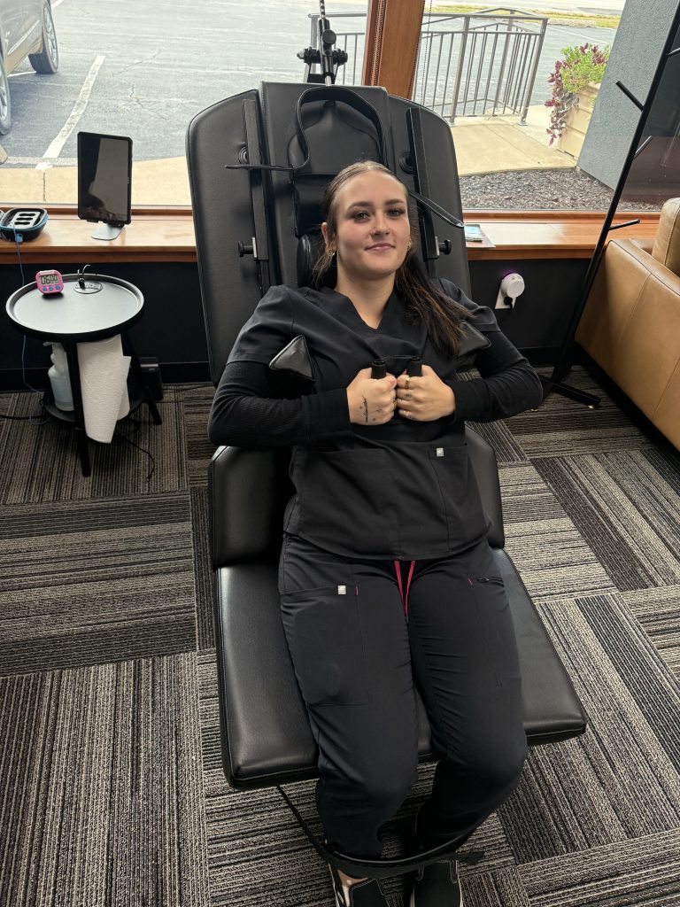 Spinal and cervical decompression session at Abundant Health