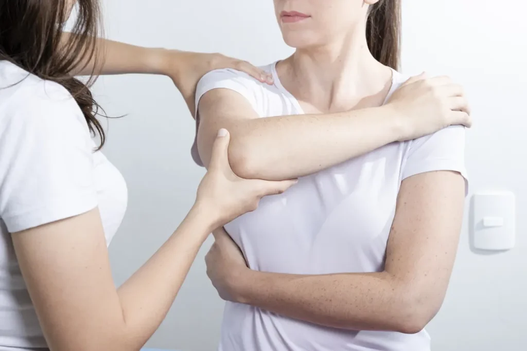 Arm pain therapy and evaluation at Abundant Health