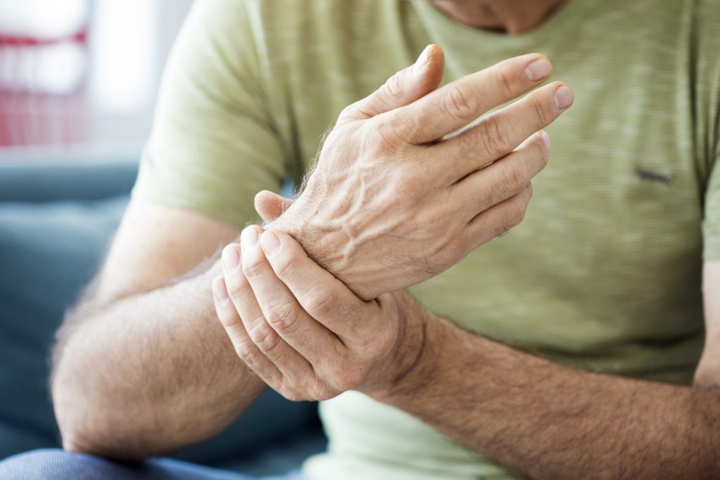 Hand pain therapy and functional evaluation